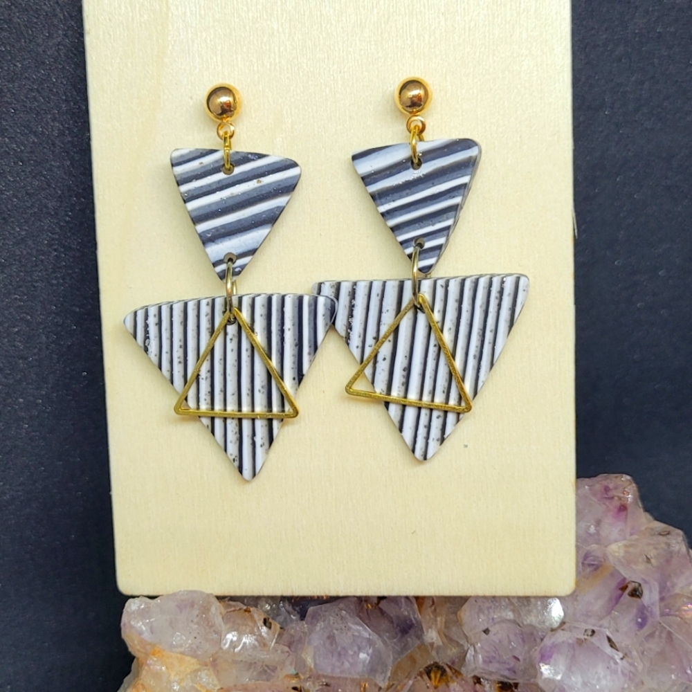2 pack! Polymer clay earrings